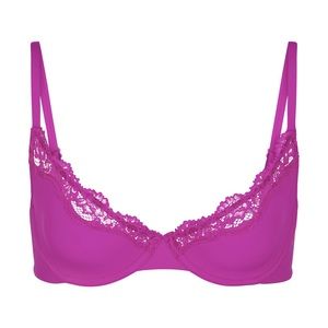 Skims Fits Everybody Corded Lace Unlined Scoop Bra